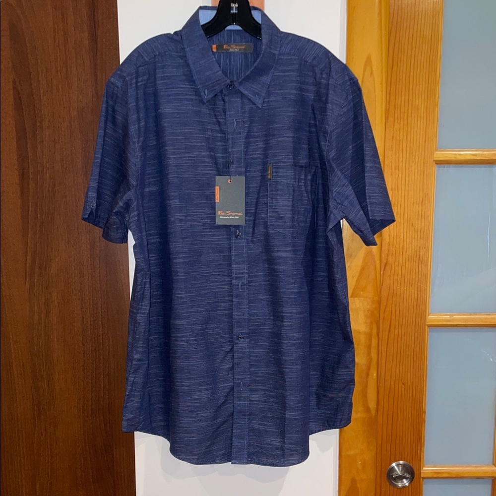 Ben Sherman Navy Casual Button Down Shirt
